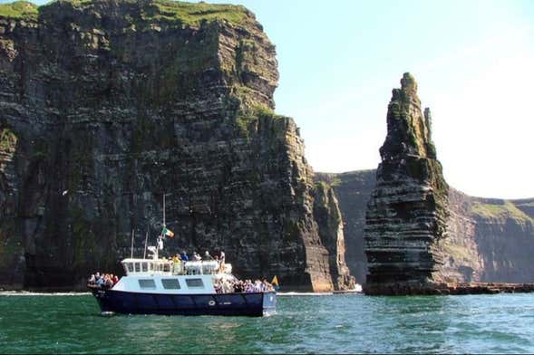 Excursão aos penhascos de Moher e às cavernas de Aillwee