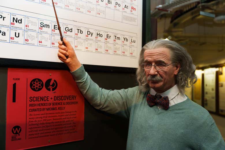 Einstein no Museu de Cera de Dublin